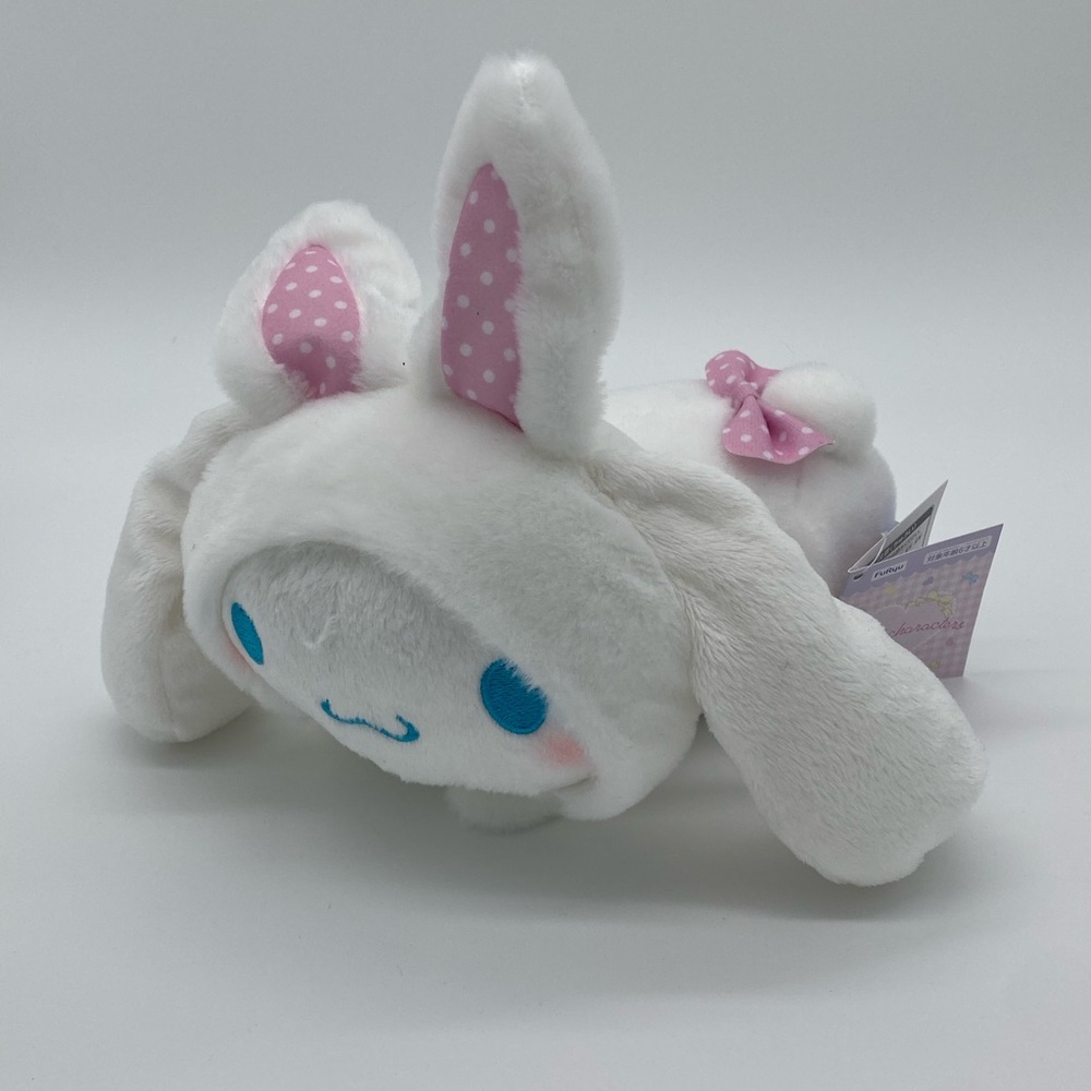 Sanrio Characters Cinnamoroll Friendly Nakayoshi Bunny FuRyu Laying Plushie
